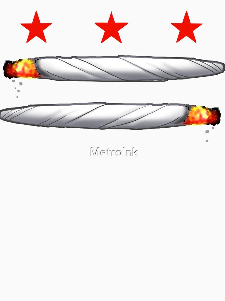 DC Weed Flag by MetroInk T-Shirts, Hoodie, Sweatshirt | BlankRebels.com (Image 3)