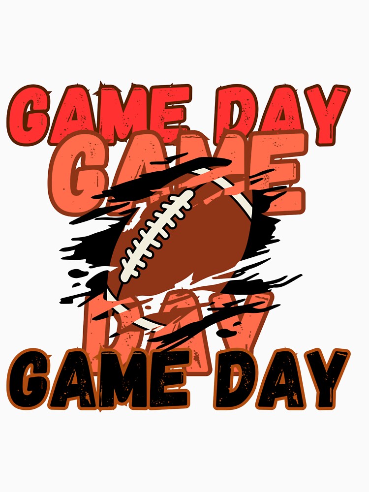 Game Day – Bold Football Design for Sports Fans by Brainy Bites19 T-Shirts, Hoodie, Sweatshirt | BlankRebels.com (Image 3)