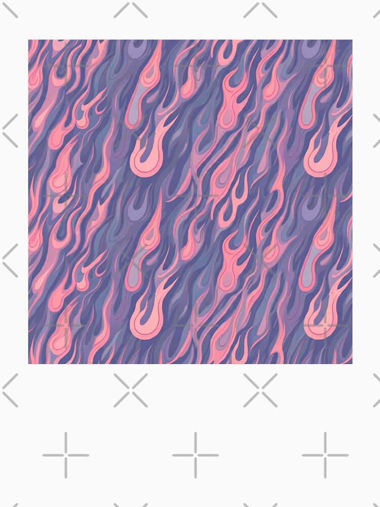 Candy Flames: Playful Pastel Fire in Y2K Style by SeanOsShirts T-Shirts, Hoodie, Sweatshirt | BlankRebels.com (Image 3)
