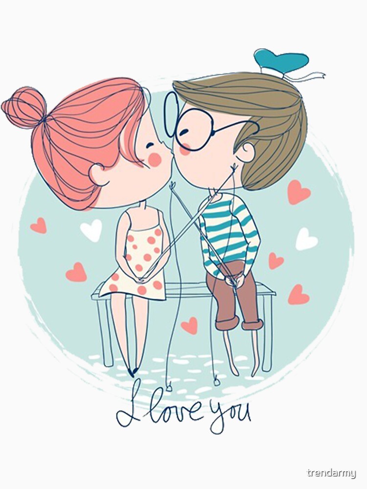 Cute Couple's Love Story in a Snapshot by trendarmy T-Shirts, Hoodie, Sweatshirt | BlankRebels.com (Image 3)