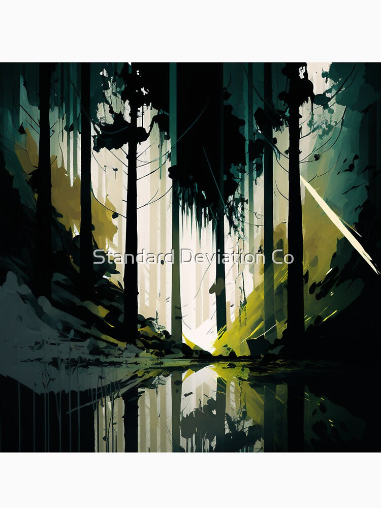 Abstract Forest 3 by Standard Deviation Co T-Shirts, Hoodie, Sweatshirt | BlankRebels.com (Image 3)
