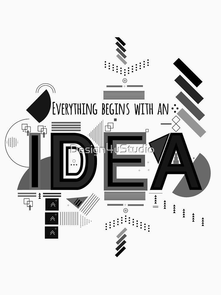 Everything begins with an idea by Design4uStudio T-Shirts, Hoodie, Sweatshirt | BlankRebels.com (Image 3)