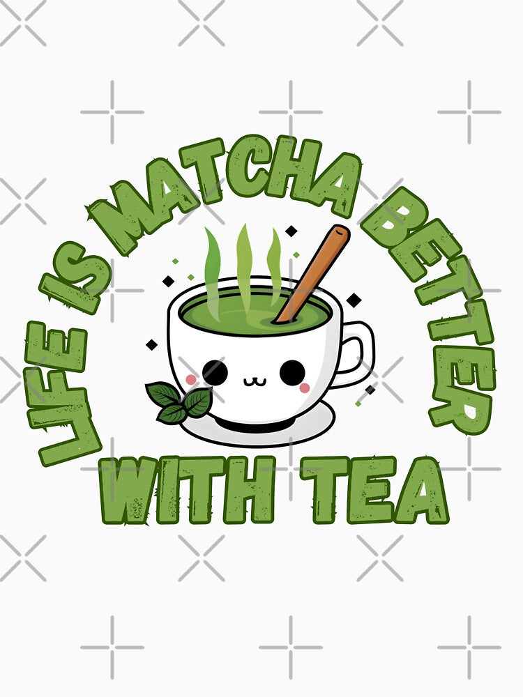 Matcha Tea Lover by LuxeAnaArt T-Shirts, Hoodie, Sweatshirt | BlankRebels.com (Image 3)