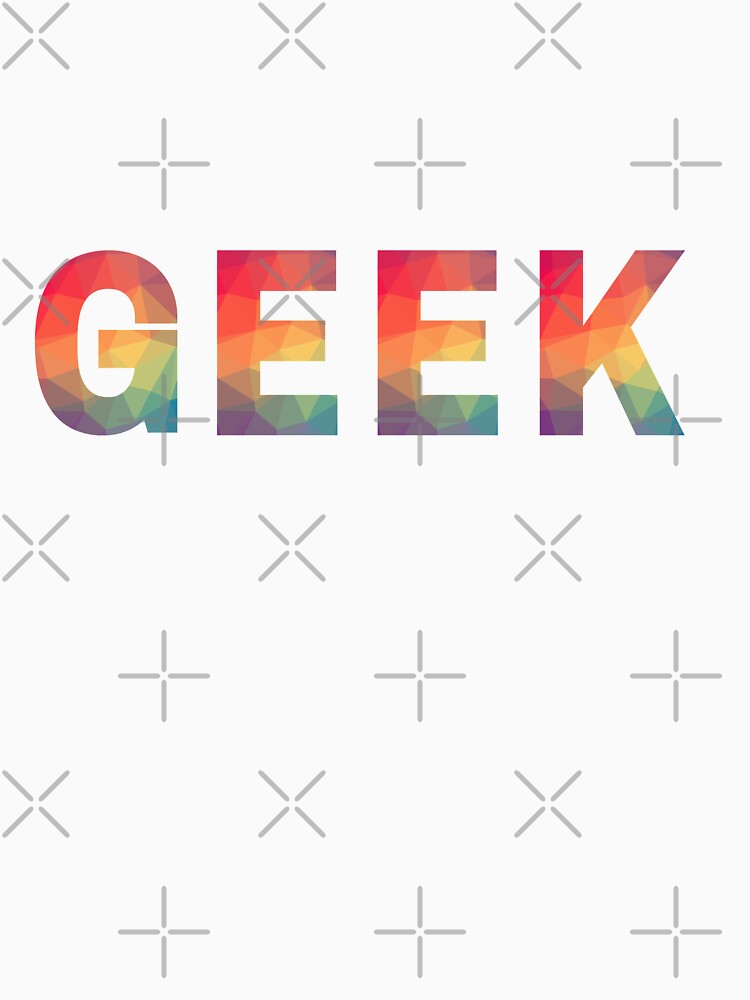 Rainbow Geek  | YES I'M A GEEK by Le Plus Three
