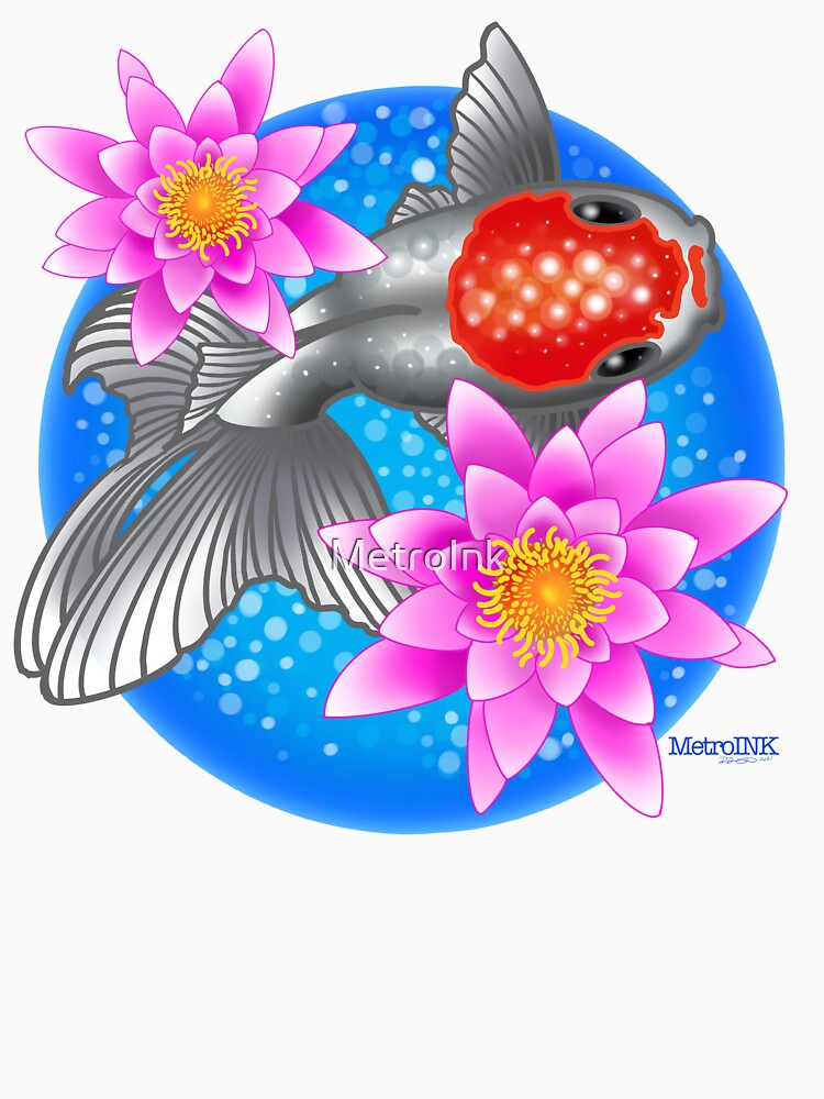 Fish And Lotus by MetroInk T-Shirts, Hoodie, Sweatshirt | BlankRebels.com (Image 3)