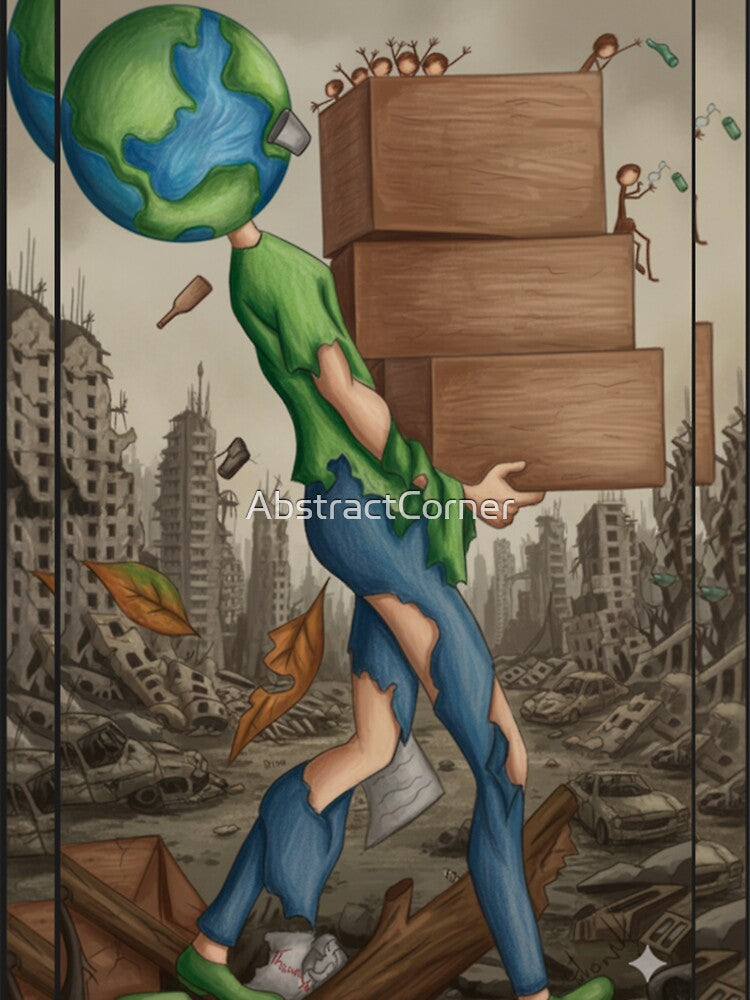 Earth planet, caring about humanity by AbstractCorner T-Shirts, Hoodie, Sweatshirt | BlankRebels.com (Image 2)
