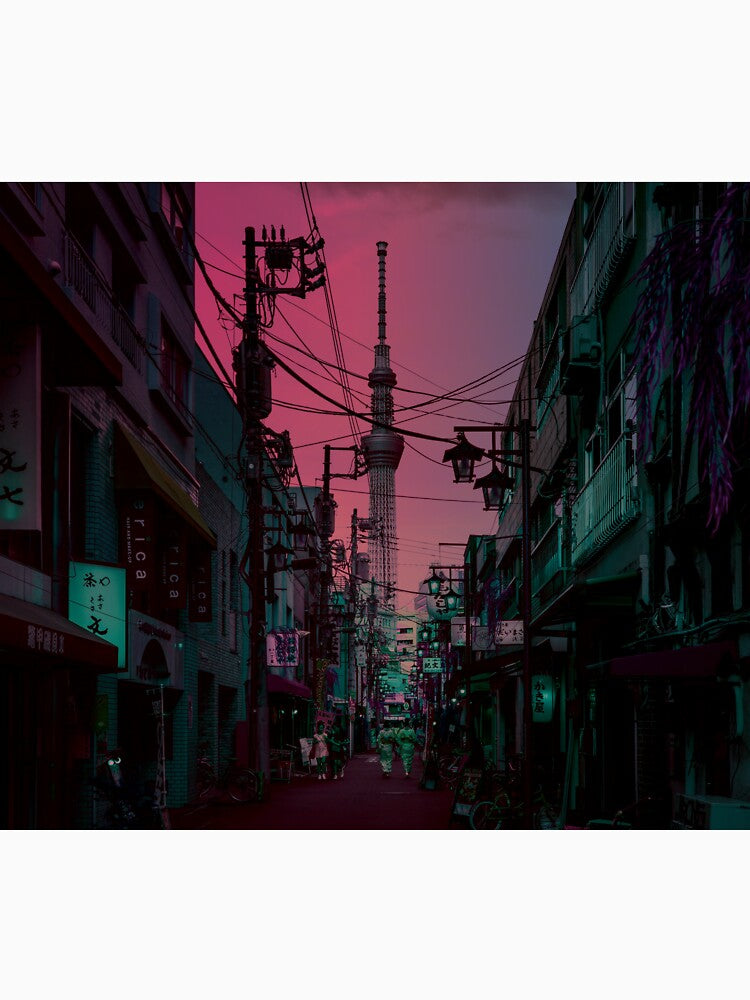 Retro Tokyo by bohoDecor T-Shirts, Hoodie, Sweatshirt | BlankRebels.com (Image 3)