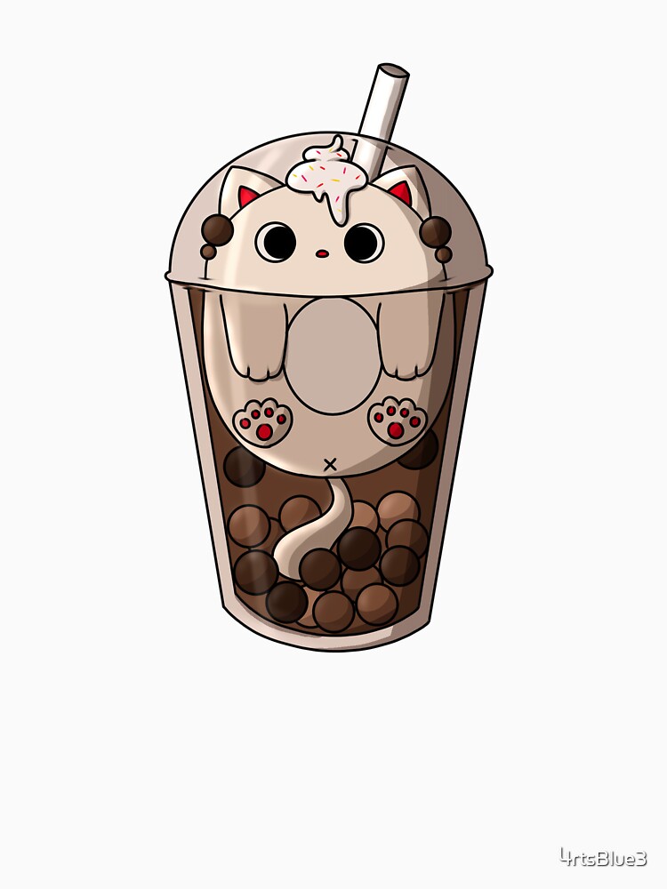 Bubble tea cat by 4rtsBlue3 T-Shirts, Hoodie, Sweatshirt | BlankRebels.com (Image 3)