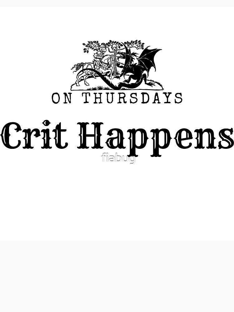 On Thursdays crit happens by fiabug T-Shirts, Hoodie, Sweatshirt | BlankRebels.com (Image 3)