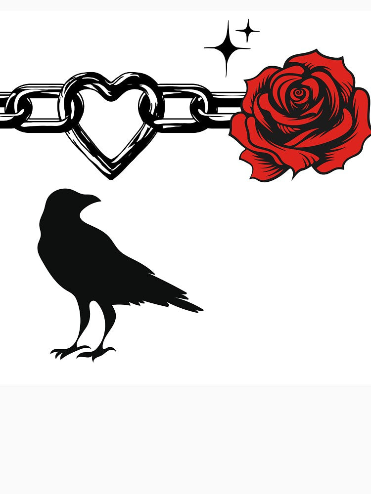 Raven & Rose Enchantment by NettaArts T-Shirts, Hoodie, Sweatshirt | BlankRebels.com (Image 3)