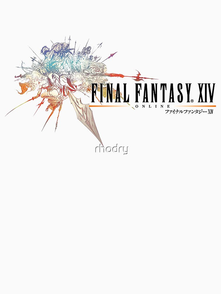 Final Fantasy XIV Logo by rhodry T-Shirts, Hoodie, Sweatshirt | BlankRebels.com (Image 3)