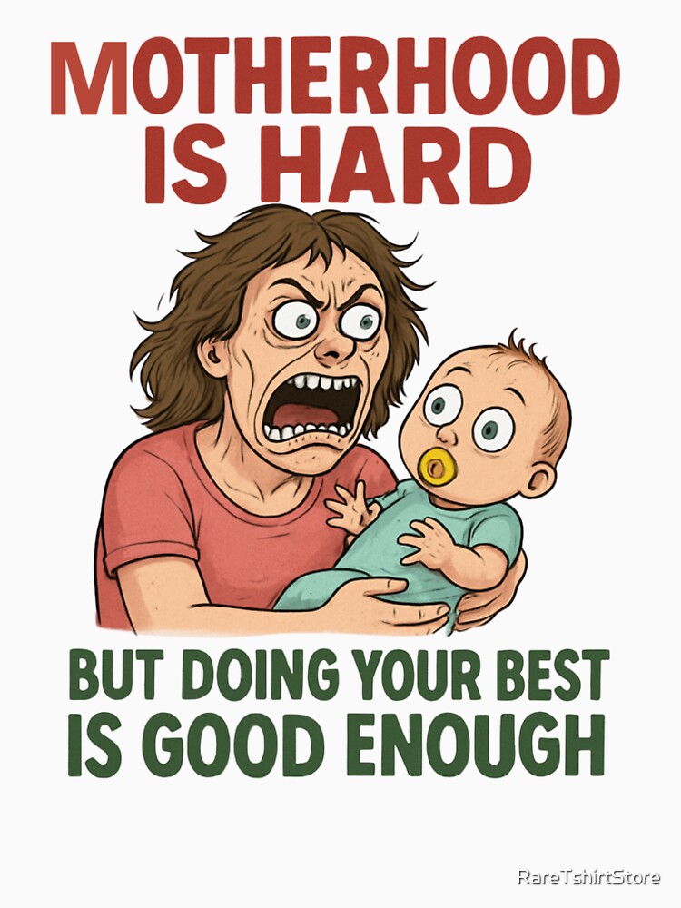 Motherhood is the Hardest Job Shirt, Realistic Mom Life Tee, New Mom Gift, Sentimental Motherhood Quote... (Image 2)