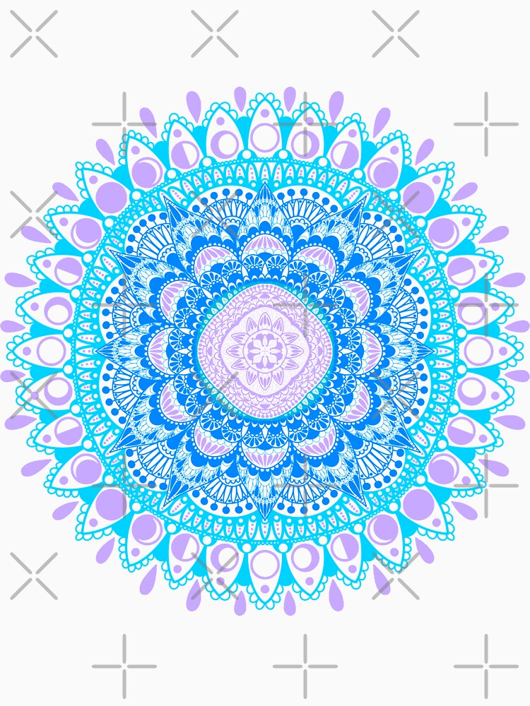 moon phase geometric design teal ver. by hamsterparent T-Shirts, Hoodie, Sweatshirt | BlankRebels.com (Image 3)