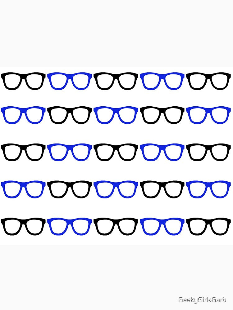 Black and Blue Nerd Glasses by GeekyGirlsGarb T-Shirts, Hoodie, Sweatshirt | BlankRebels.com (Image 3)