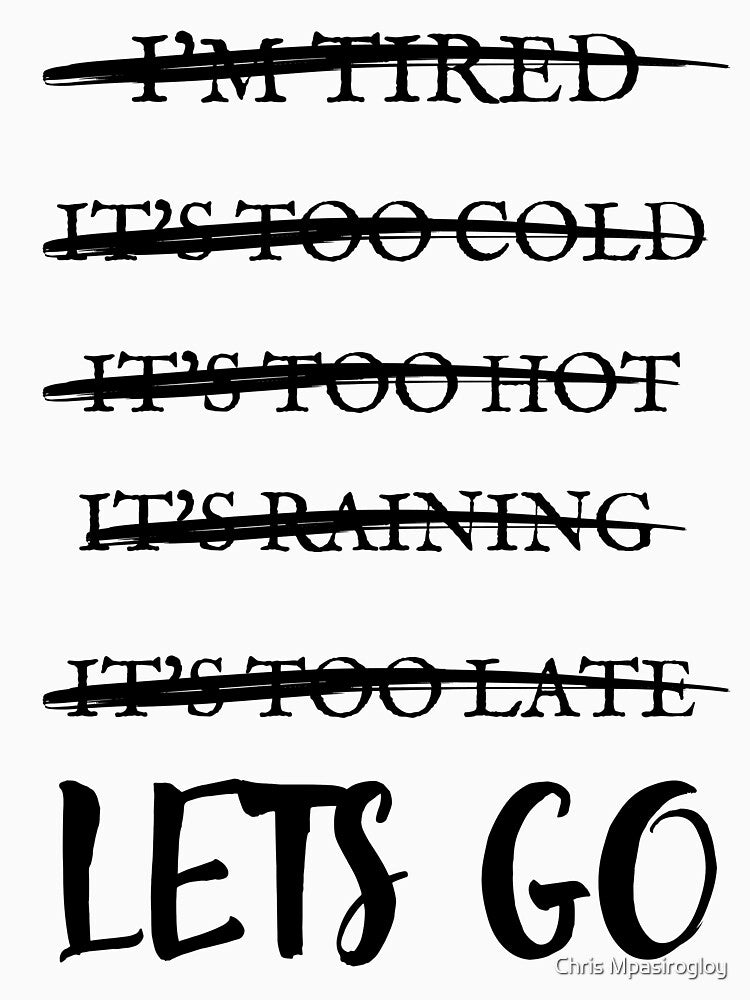 LETS GO / Fitness Inspirational Line by Chris Mpasirogloy T-Shirts, Hoodie, Sweatshirt | BlankRebels.com (Image 3)