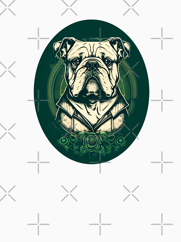 Bulldog - Vintage Green by WECreations T-Shirts, Hoodie, Sweatshirt | BlankRebels.com (Image 3)