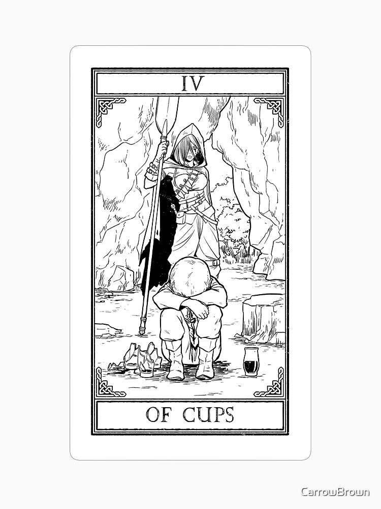 Carrow's Tarot - Four of Cups by CarrowBrown T-Shirts, Hoodie, Sweatshirt | BlankRebels.com (Image 3)