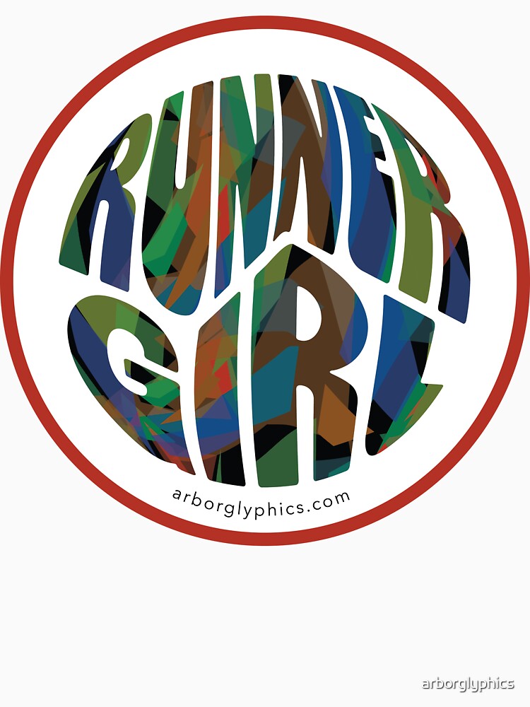 Runner Girl Logo by arborglyphics T-Shirts, Hoodie, Sweatshirt | BlankRebels.com (Image 3)