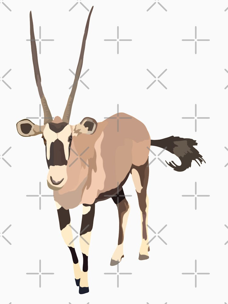O is for Oryx,Oryx Artwork – Elegant Antelope Illustration and Desert Wildlife Design by PrettylittlepastelUk... (Image 3)