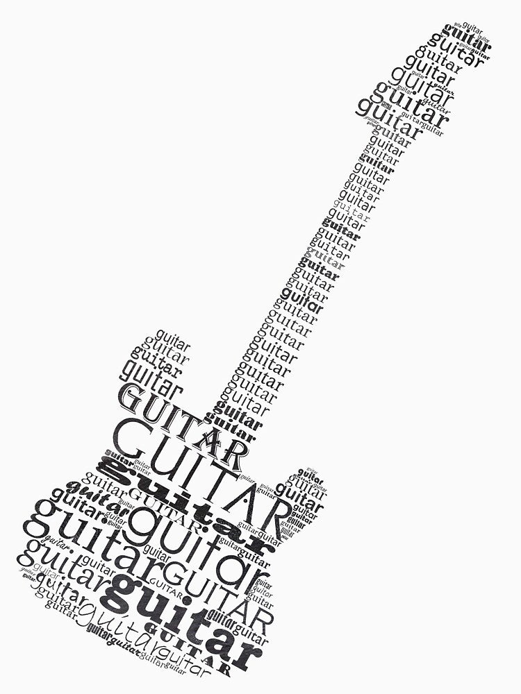 Guitar on chalkboard by adiosmillet T-Shirts, Hoodie, Sweatshirt | BlankRebels.com (Image 3)