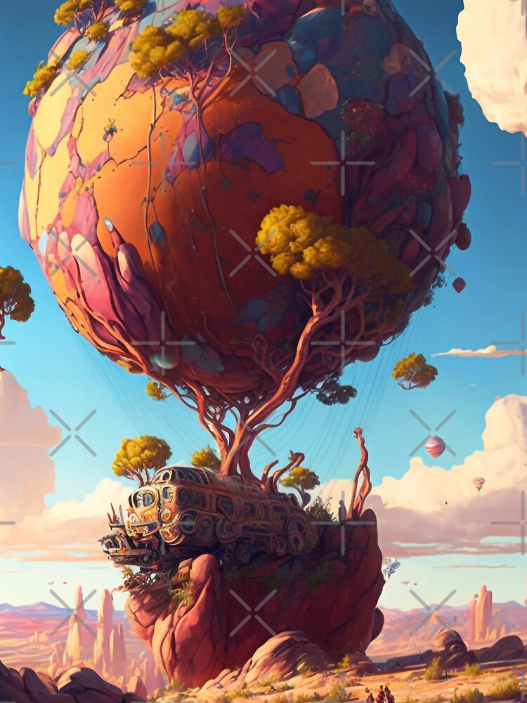 Balloon Adventure Fantasy Landscape Art 10 Colorful Cartoon Travel T-Shirts, Hoodie, Sweatshirt
