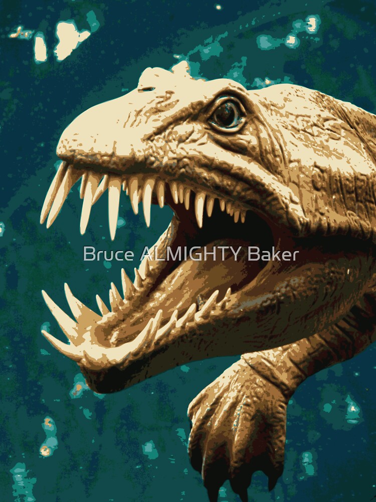 DINOSAUR 2 Pop Art by Bruce ALMIGHTY Baker T-Shirts, Hoodie, Sweatshirt | BlankRebels.com (Image 3)