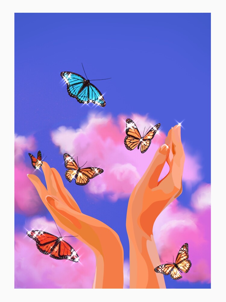 Butterflies and clouds bling by thoughtfully ale T-Shirts, Hoodie, Sweatshirt | BlankRebels.com (Image 2)