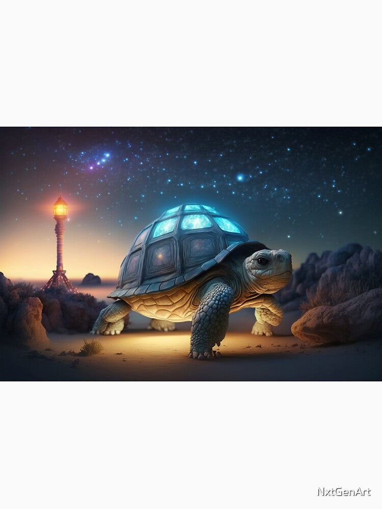 Space turtle defying gravity by NxtGenArt T-Shirts, Hoodie, Sweatshirt | BlankRebels.com (Image 3)