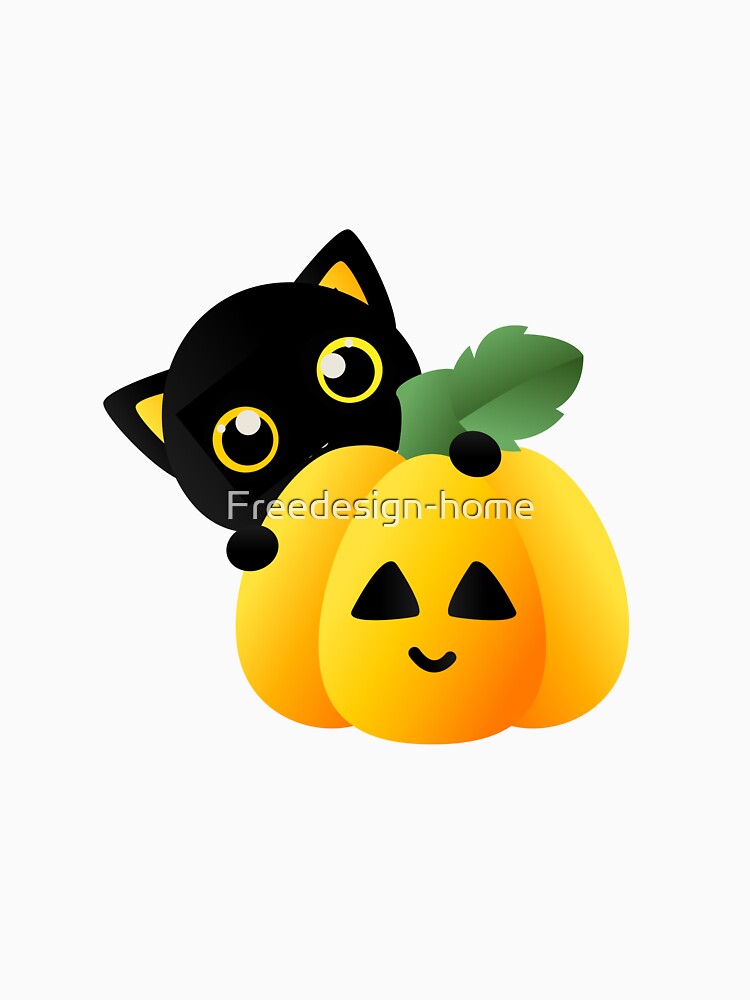 Pumpkin Cat , Cute Pumpkin Cat by Freedesign-home T-Shirts, Hoodie, Sweatshirt | BlankRebels.com (Image 3)