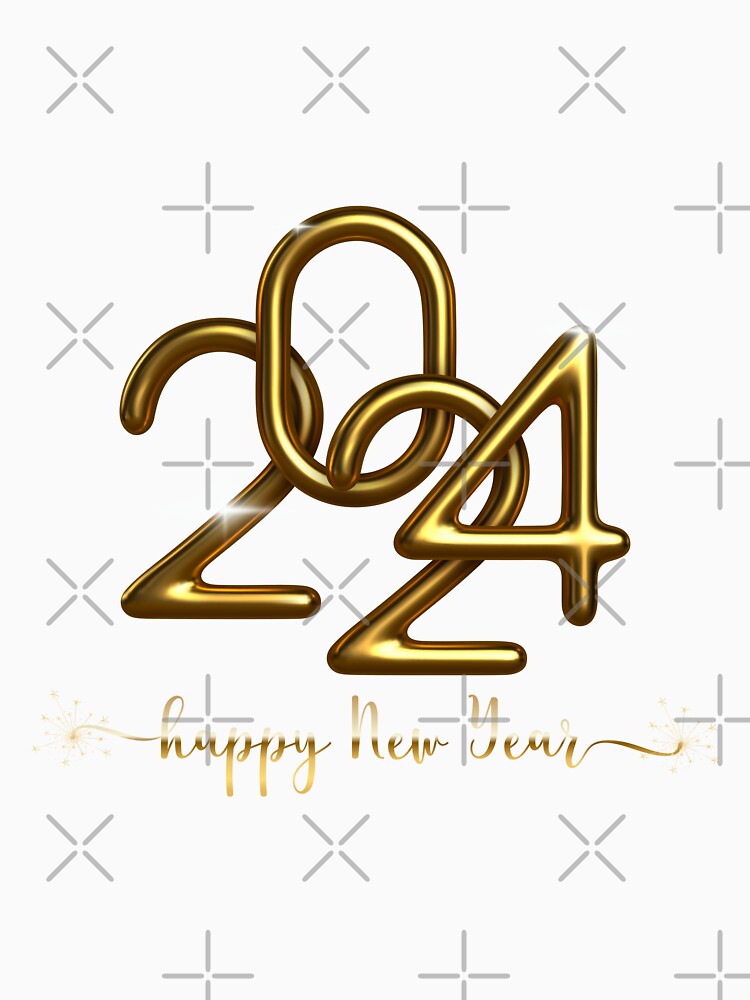 Happy new year 2024 by CreativaNook T-Shirts, Hoodie, Sweatshirt | BlankRebels.com (Image 3)