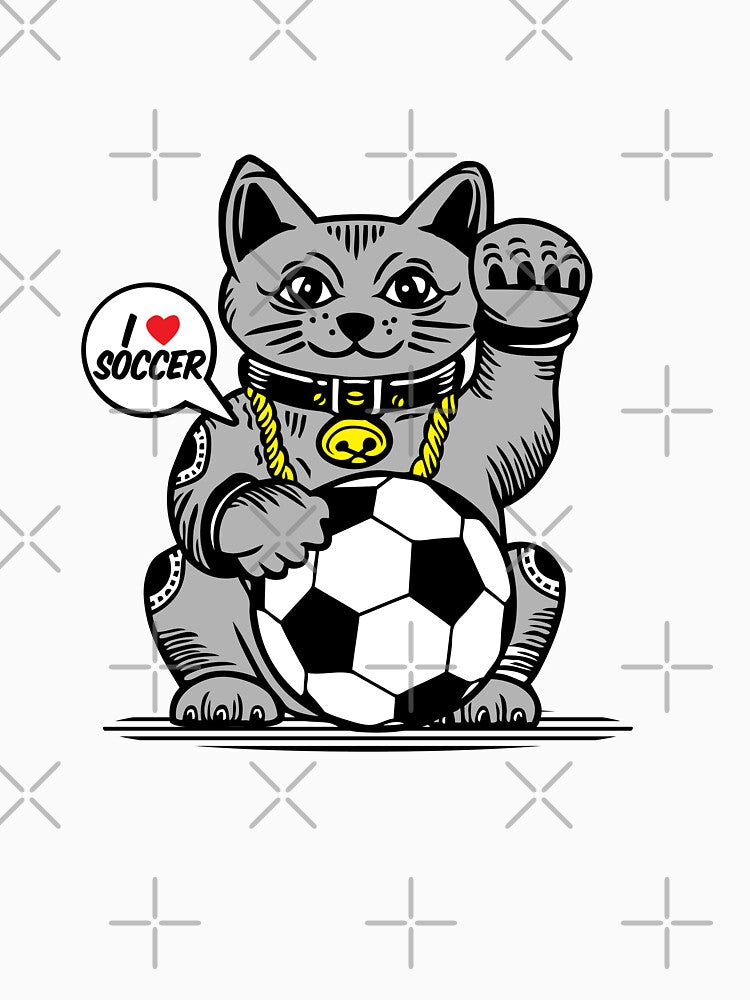 LUCKY Maneki Neko I LOVE SOCCER by Emil1993