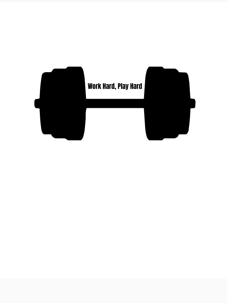 Work Hard Play Hard — Gym Dumbbell Fitness Motivation by chubbipop T-Shirts, Hoodie, Sweatshirt | BlankRebels.com (Image 3)