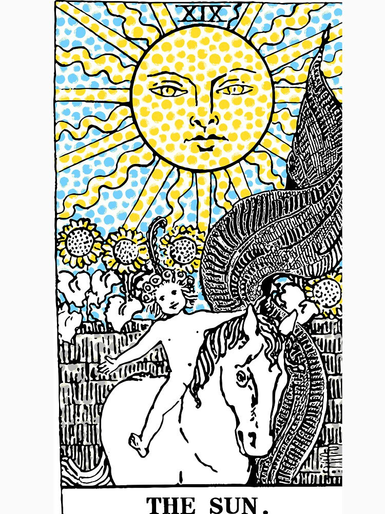 The Sun - A Modern Tarot Print by Annalee Beer T-Shirts, Hoodie, Sweatshirt | BlankRebels.com (Image 3)