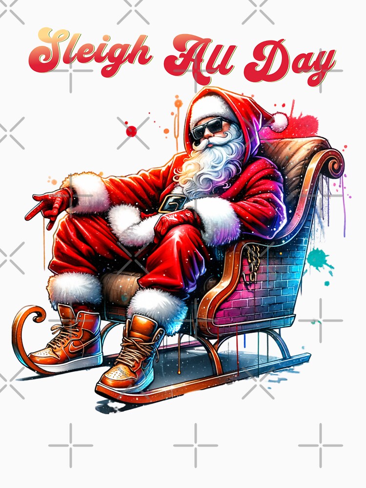 Couple Shirts - Santa Sleigh 2 by MoonsunCraft Hoodie, Sweatshirt | BlankRebels.com (Image 3)