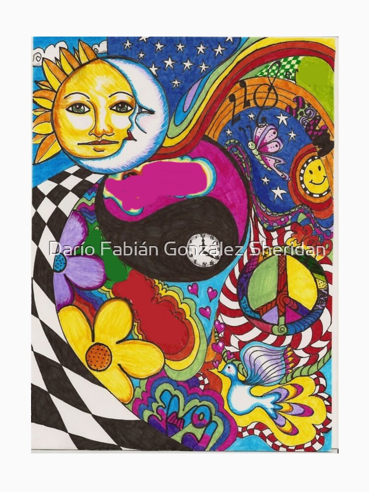 Hippie 2 by Darío Fabián González Sheridan T-Shirts, Hoodie, Sweatshirt | BlankRebels.com (Image 3)
