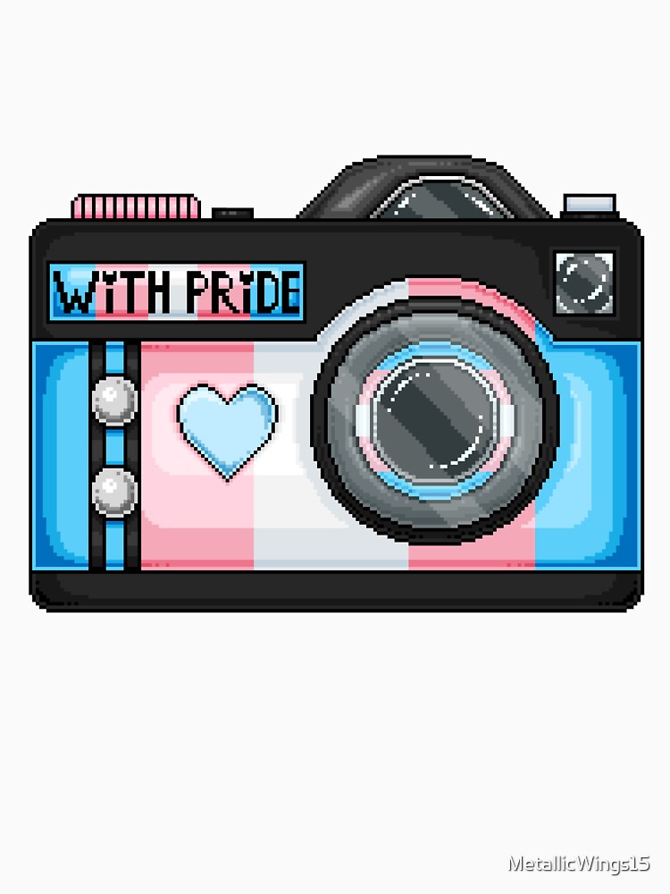 Trans Pride Pixel Camera by MetallicWings15 T-Shirts, Hoodie, Sweatshirt | BlankRebels.com (Image 3)