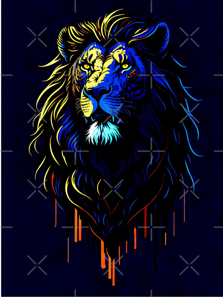 Lion Art Majestic Animal Portrait by druidwolfart T-Shirts, Hoodie, Sweatshirt | BlankRebels.com (Image 3)