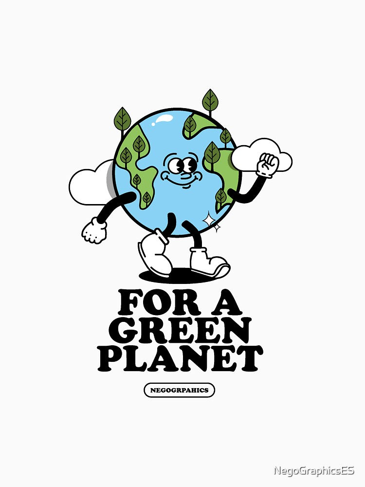 For A Green Planet by NegoGraphicsES T-Shirts, Hoodie, Sweatshirt | BlankRebels.com (Image 3)