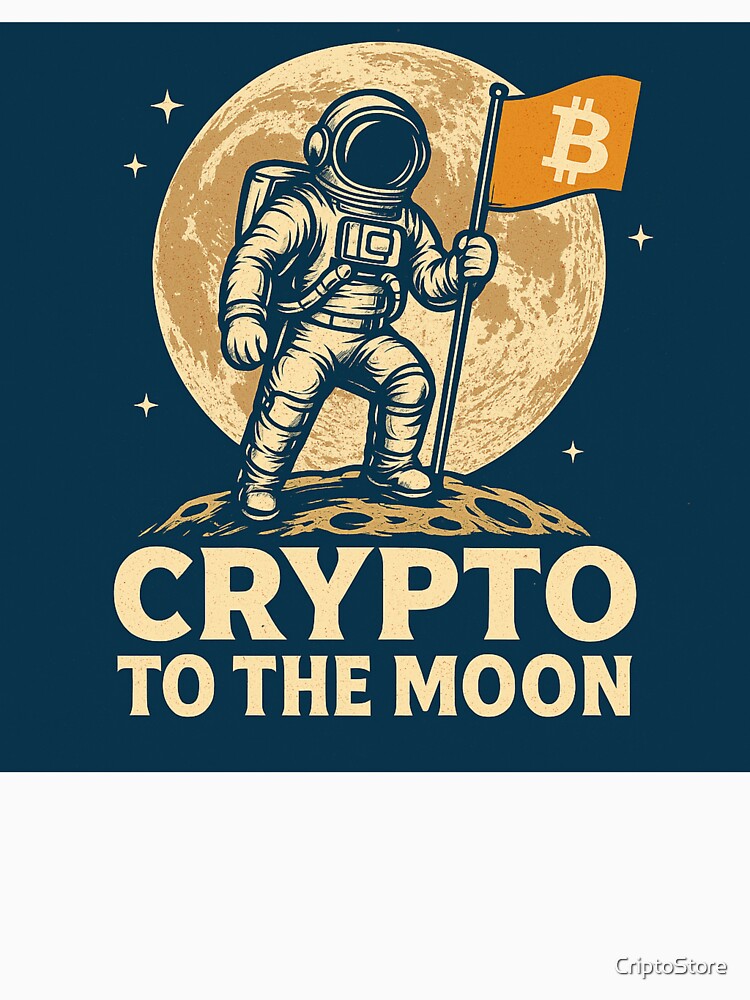 crypto to the moon, bitcoin rocket, pixel art, crypto meme, retro crypto, 8-bit design, moon mission, crypto dream, rocket ship, nft humor by Crypto_Store