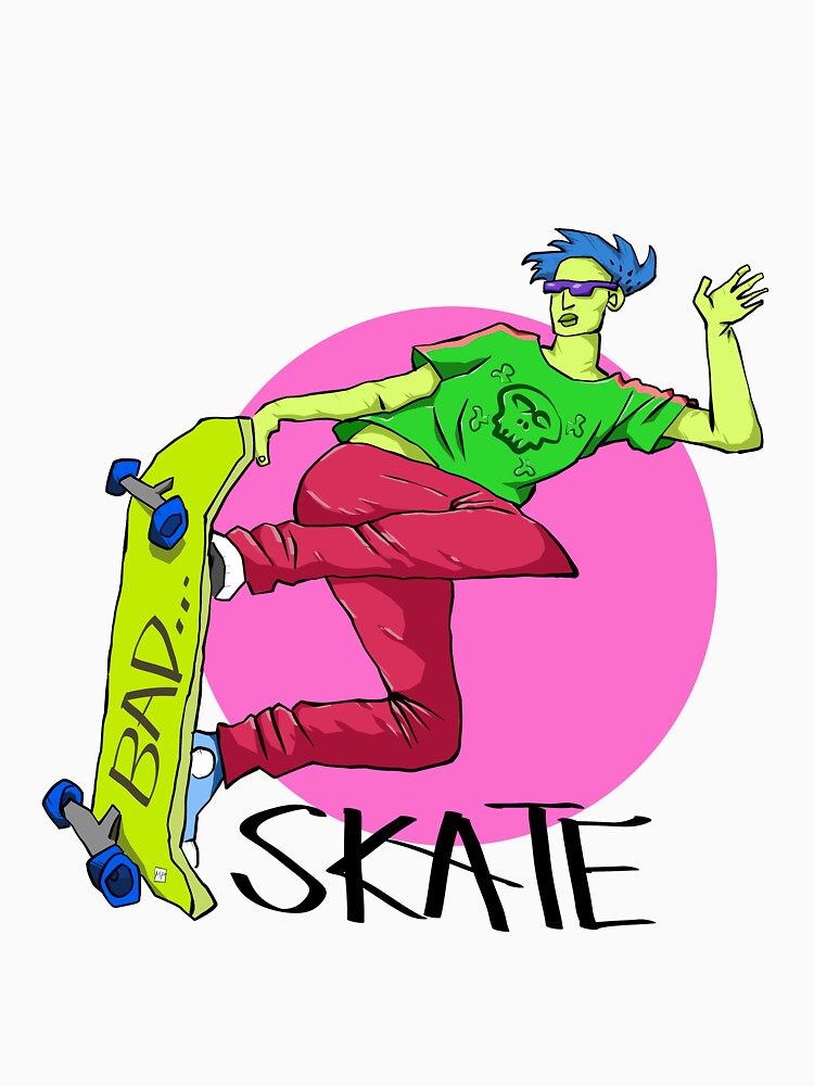 skateboarding by MERLETDRAWING T-Shirts, Hoodie, Sweatshirt | BlankRebels.com (Image 3)
