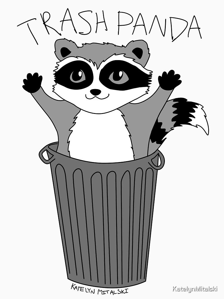 Trash Panda by KatelynMitalski T-Shirts, Hoodie, Sweatshirt | BlankRebels.com (Image 3)