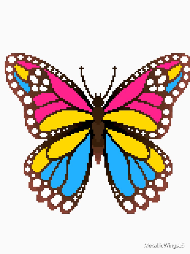 Pan Pride Butterfly by MetallicWings15 T-Shirts, Hoodie, Sweatshirt | BlankRebels.com (Image 3)