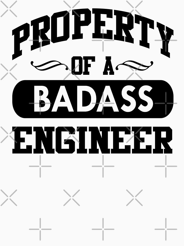 Poperty of a Badass Engineer by KA DESIGNS T-Shirts, Hoodie, Sweatshirt | BlankRebels.com (Image 3)