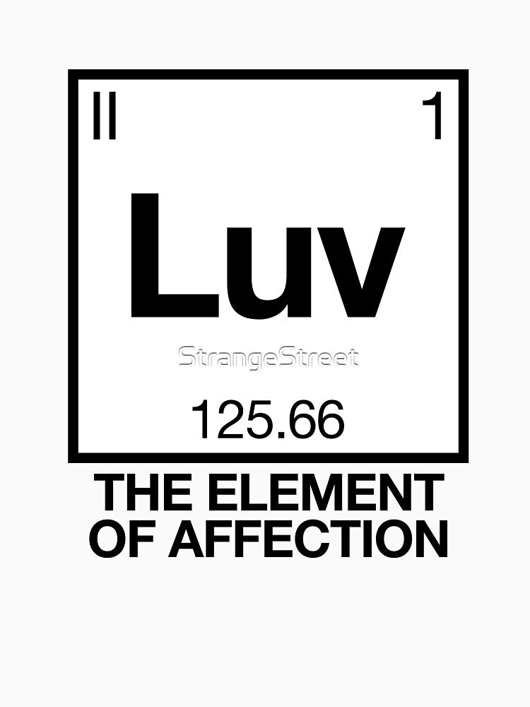 Love Luv Element Of Affection ~ Joke Sarcastic Meme by StrangeStreet T-Shirts, Hoodie, Sweatshirt | BlankRebels.com (Image 3)