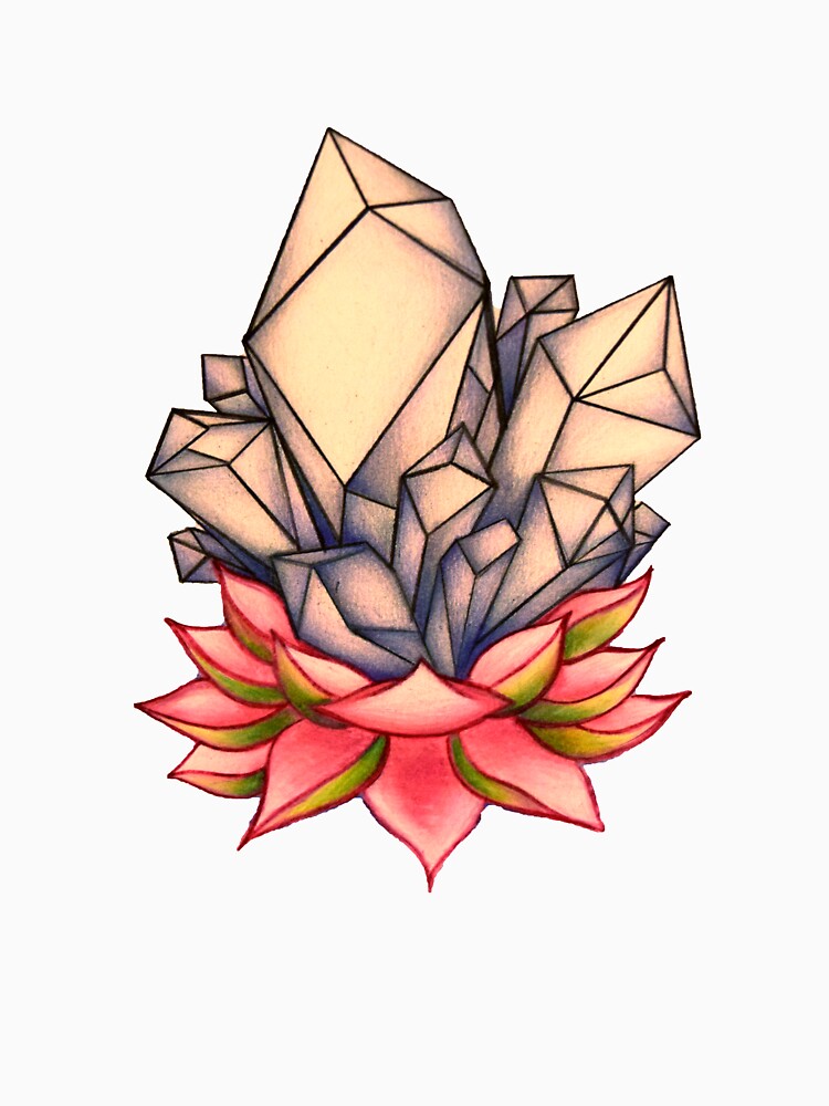 Lotus Crystal by Ashley Dillon T-Shirts, Hoodie, Sweatshirt | BlankRebels.com (Image 3)