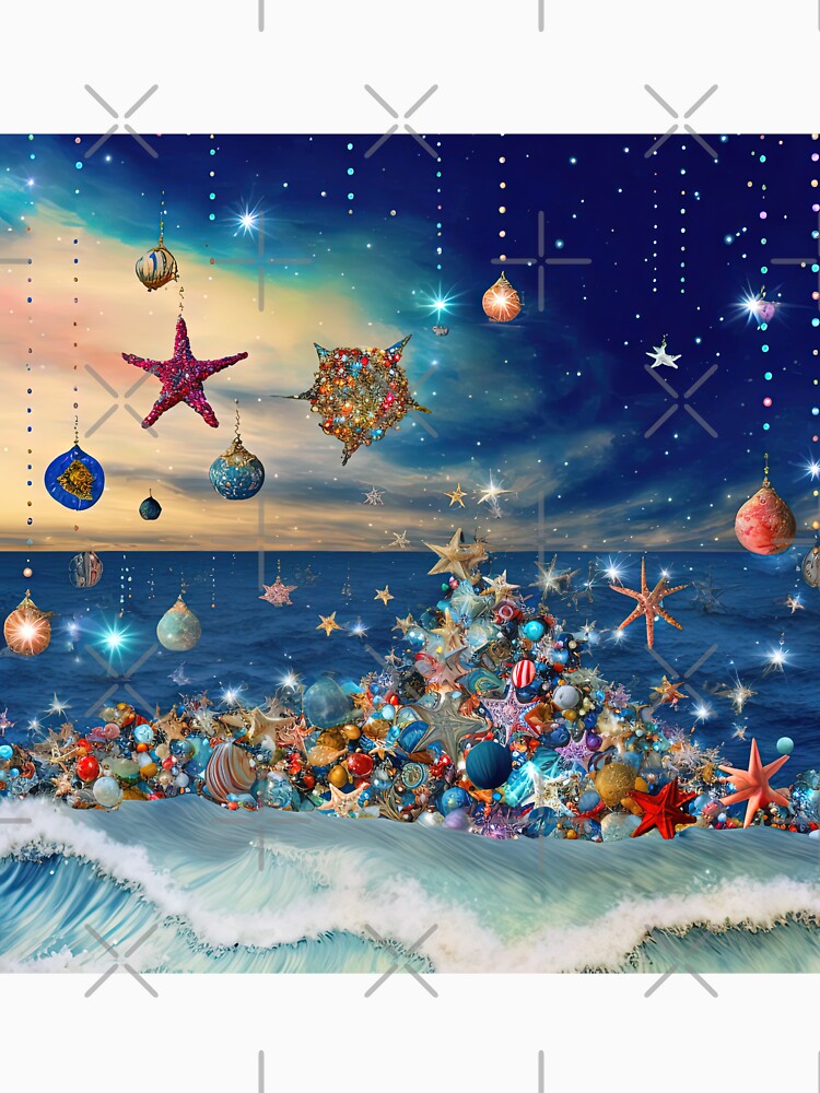 Sea made of Christmas decorations by Arthoughts T-Shirts, Hoodie, Sweatshirt | BlankRebels.com (Image 3)