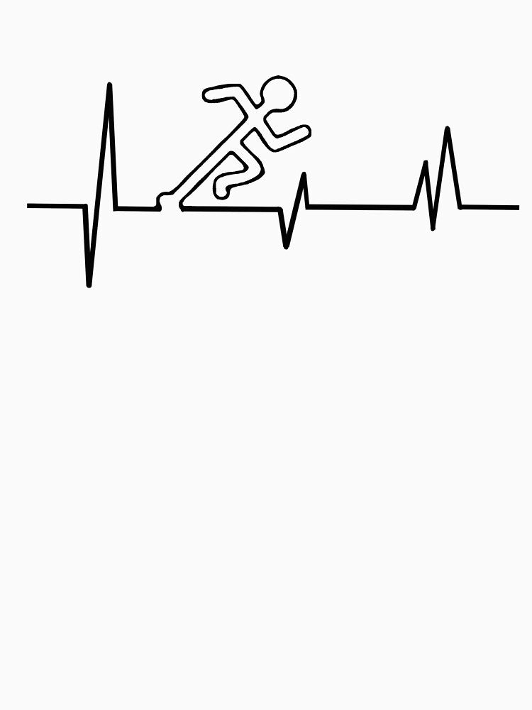 RUNNING HEARTBEAT by della95 T-Shirts, Hoodie, Sweatshirt | BlankRebels.com (Image 3)