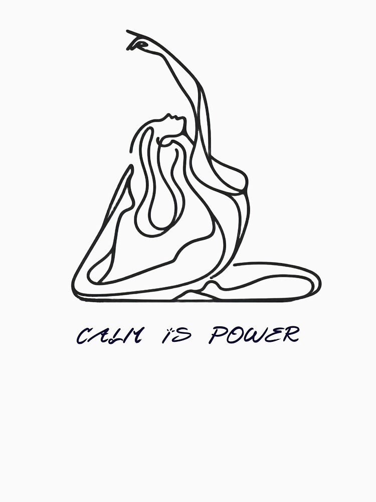 Calm is power  Meditation by ZORYVA Studio T-Shirts, Hoodie, Sweatshirt | BlankRebels.com (Image 3)