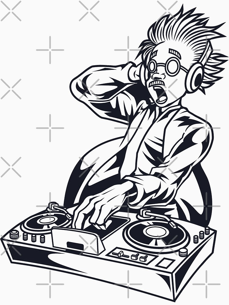 DJ Mad Scientist - Music Lovers by Cheap Women's Shirts Hoodie, Sweatshirt | BlankRebels.com (Image 3)