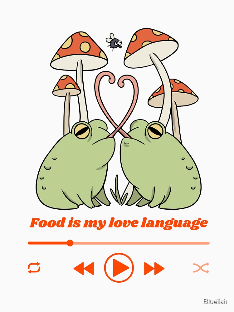 Food is My Love Language Foodie Woman by Blueiish T-Shirts, Hoodie, Sweatshirt | BlankRebels.com (Image 3)